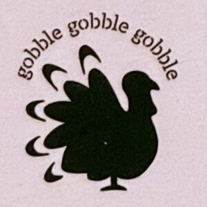 🦃 Gobble Gobble Gobble 🦃 Holiday Stencil 12x12 – DIY Wall Art Craft (1 Sheet)